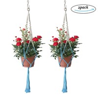 Plant Holder World Backyard 2 Pack Plant Hanger Cotton Rope Macrame Hanging P... on sale Plant Holder World Backyard 2 Pack Plant Hanger Cotton Rope Macrame Hanging P... on sale