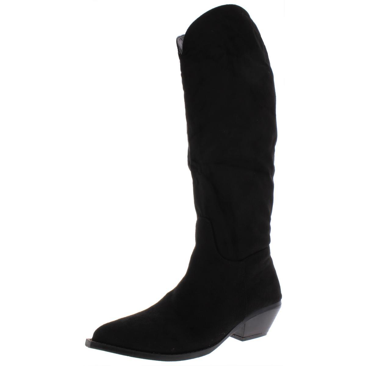 Женские сапоги выше колена с седлом Penny Loves Kenny черные 85 Medium BM 5555 3690₽