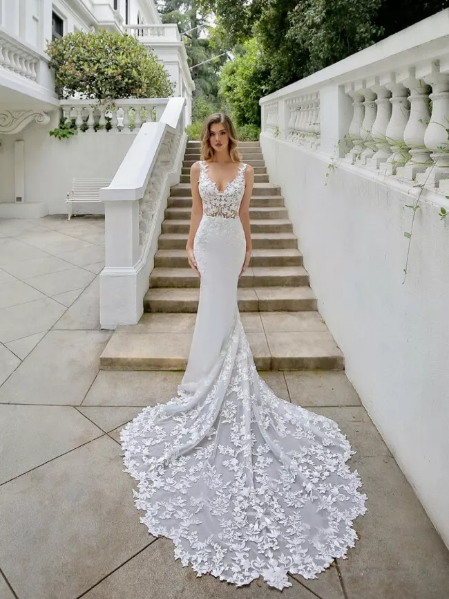 Enzoani mermaid top wedding dresses
