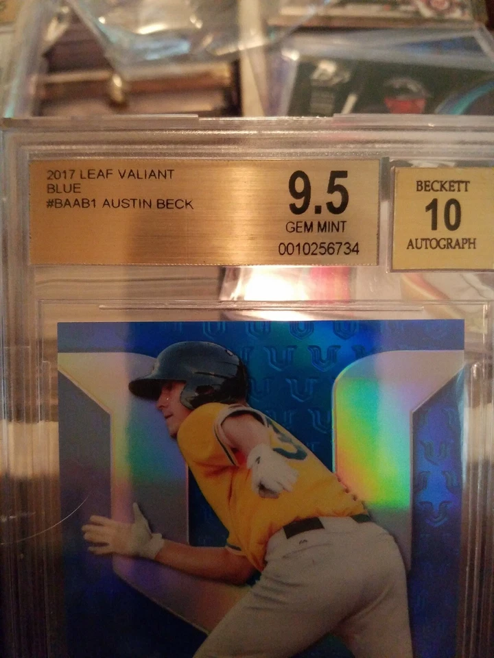 17 Leaf Valiant Austin Beck Blue 14/35 BGS 9.5 - Image 2 of 3