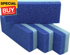 Foot Pumice Stone for Feet Hard Skin Callus Remover and Scrubber Pack of 4  Bl