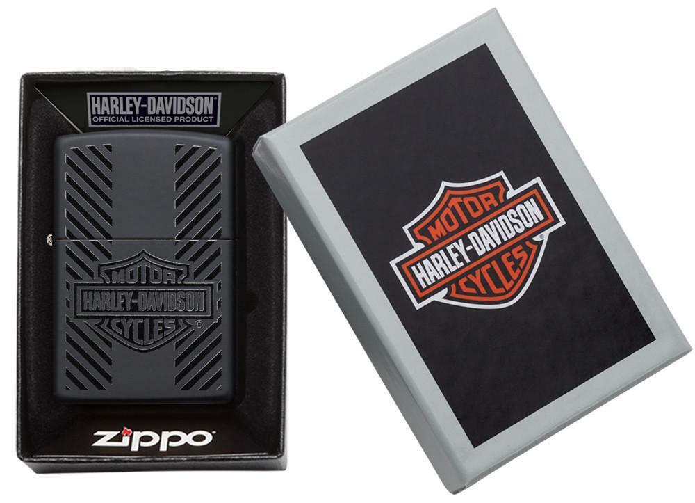 Zippo ジッポ　ハーレー　Harley-Davidson usa Zippo Harley Davidson Lighter With Black Harley Logo, 49174
