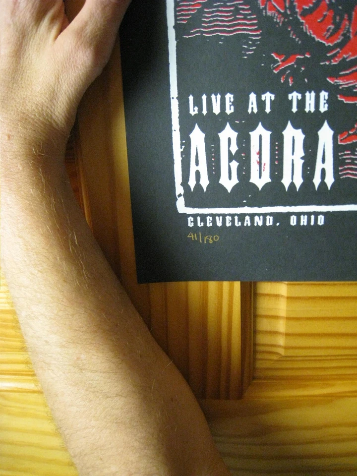 Type O Negative Coal Chamber Poster Concert '03 Signed - Image 2 of 3