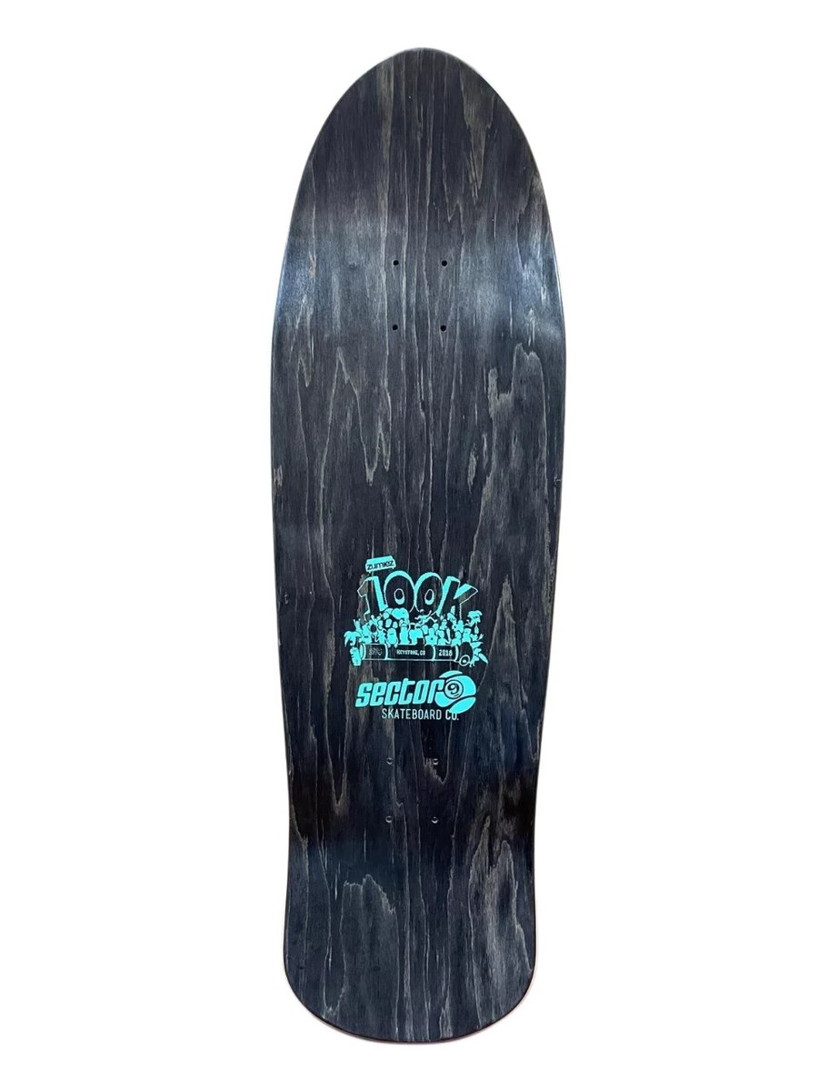 Sector 9 2018 Zumiez 100K Old School Shape Skateboard Deck
