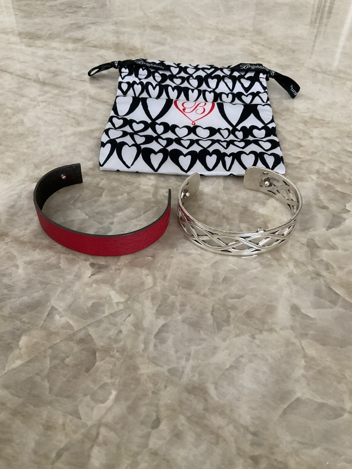 Brighton Silver Interchangeable Cuff Bangle Brace… - image 6