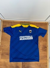 AFC Wimbledon 2020 2021 Home Football Shirt Soccer Jersey PUMA Size XL Mens Blue