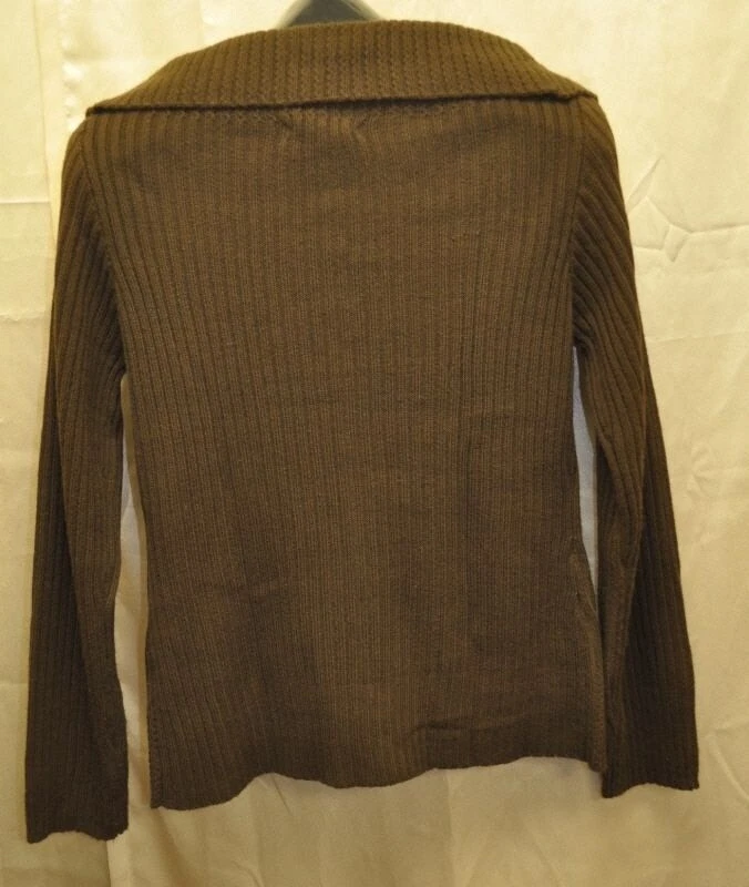 Carol Rose Suéter Marrón Talla 8 Manga Larga ## Foto 3 de 4