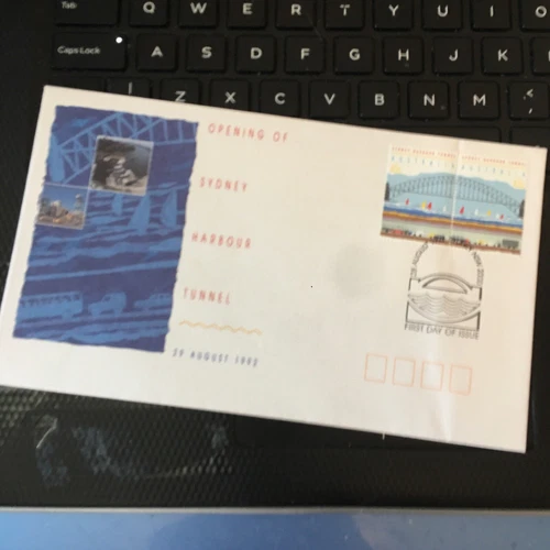 Australia 1992 First Day Cover FDC Sydney Tunnel Sydney Postmark WCP￼￼
