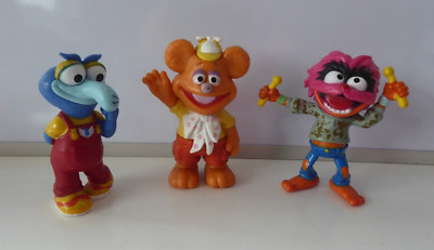 Disney Junior Muppet Babys Spielfiguren - Gonzo & Fozzie Bär & Tier SEHR SELTEN
