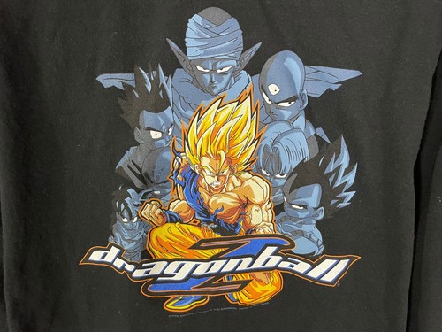 vintage Kids/Boys sz S Dragonball Z long sleeve shirt dbz goku 2000 y2k