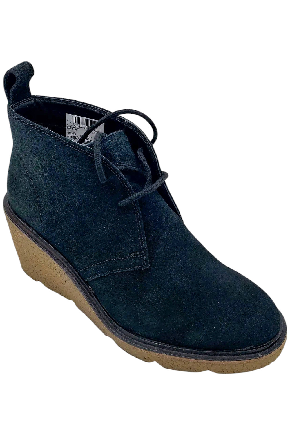 Clarks Womens Clarkford Ankle Wedge Boot Black 6190₽