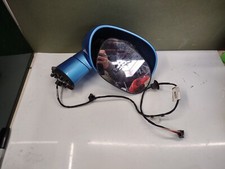 2017 2018 Dodge Challenger Passenger Electric Heated Door Mirror Metallic Blue