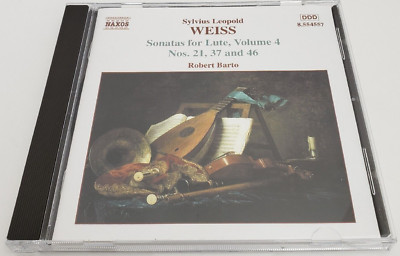 Sylvius Leopold Weiss Sonatas for Lute Volume 4 Robert Barto CD 2001