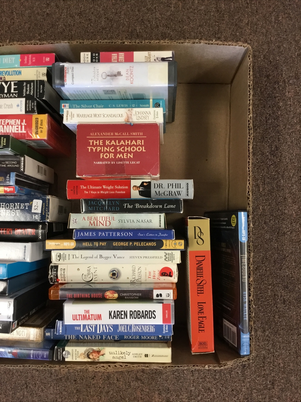 Audio Books on CD / Cassette Great Authors You Pick