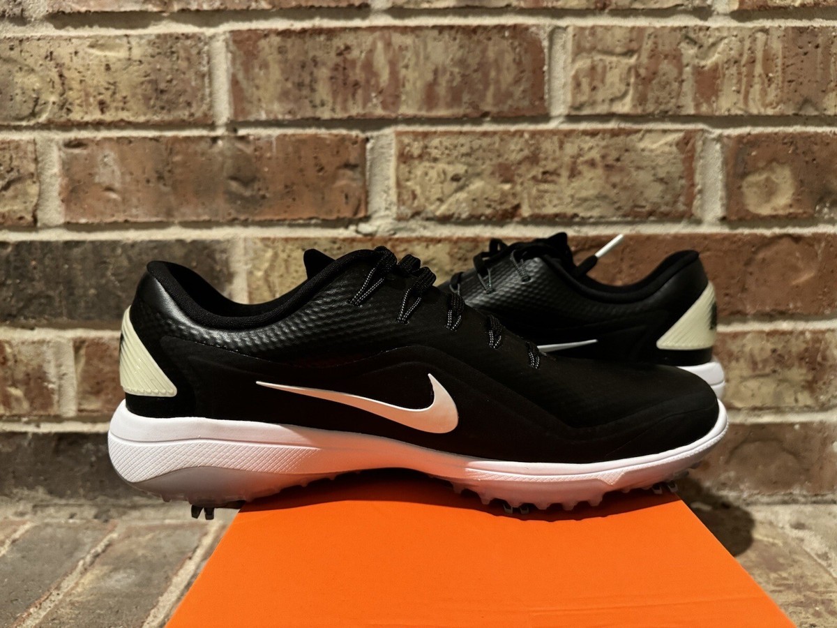 New 10 Nike React Vapor 2 Golf Black White G BV1135-001 Men Tiger