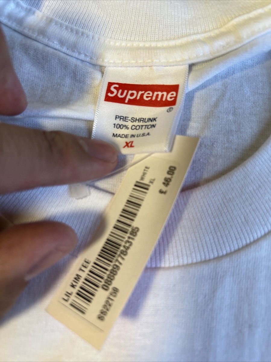 Supreme LIL KIM TEE - White (SS22) - XL - Signature Pose NWT