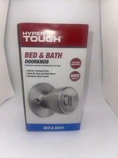 Bed And Bath Doorknob Stainless Steel Finish Hyper Tough New