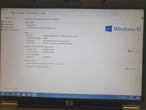 Portátil HP Compaq 6530b/14,1 pulgadas/Intel Core 2 Duo P8600/4 GB/ 120 GB SSD - Imagen 7 de 7