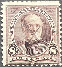 Scott#: 272 - William Sherman 8¢ 1895 BPE Perf 12 used single stamp