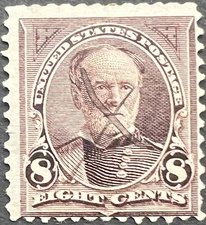 Scott#: 272 - William Sherman 8¢ 1895 BPE Perf 12 used single stamp