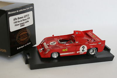Brumm 1/43 Romeo 33 Tt 12 #1 T Test Voiture Monza 1975 Die Cast Model
