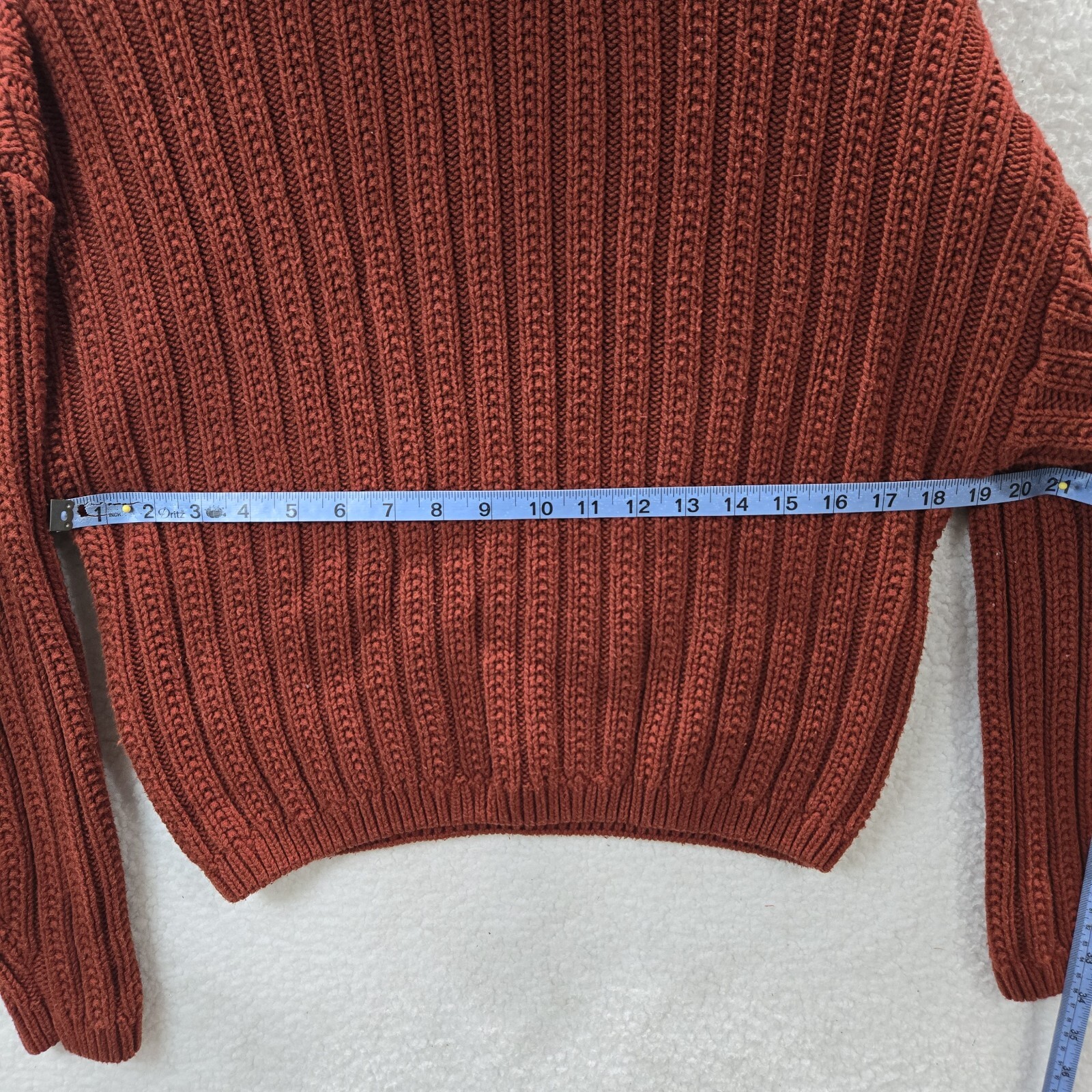 Universal Thread Womens Medium Burnt Orange Chunk… - image 5