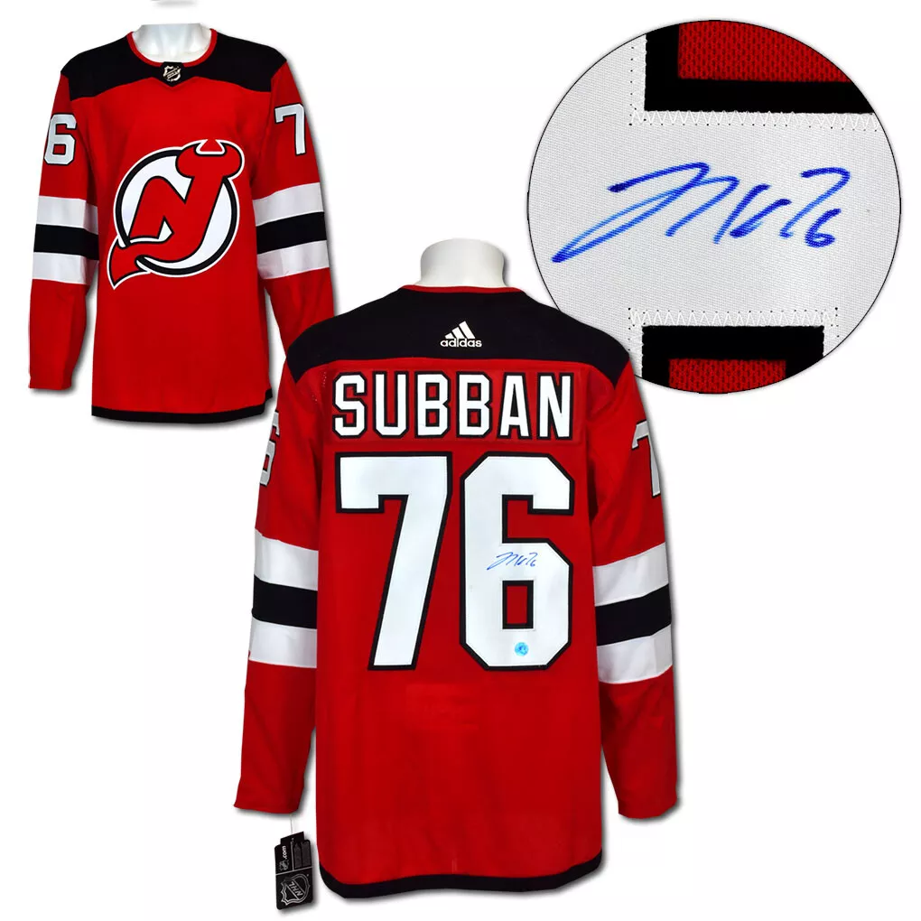 Pk subban autographed clearance jersey