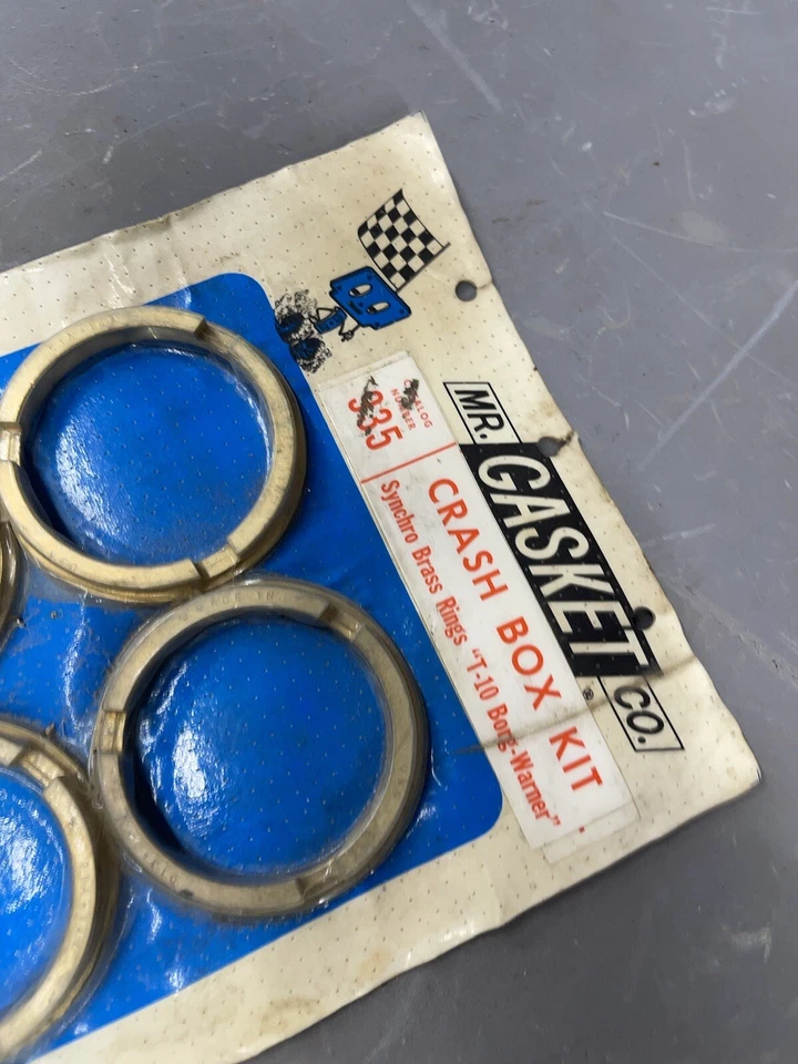NOS Vintage Mr. Gasket T10 Crash Box Kit Super T-10 Borg Warner Synchro Bronze - Imagem 4 de 4