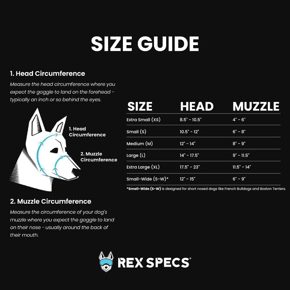 All-Breed Suitable V2 Dog Goggles X-Large - Ultimate Eye Protection in Black - Image 4 of 4