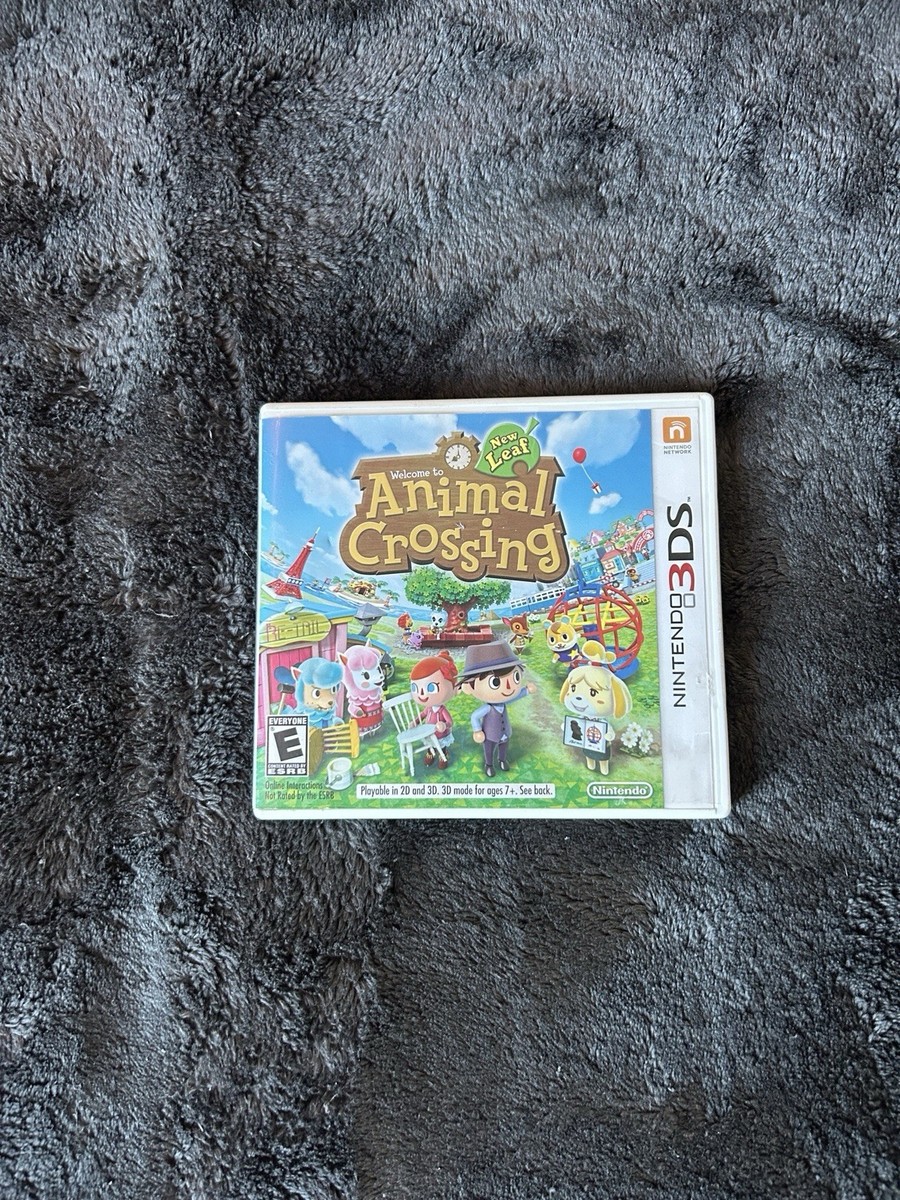 Animal Crossing New Leaf Nintendo 3DS Game - Complete w/Case and