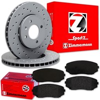 Zimmermann Sport Bremsscheiben 320Mm + BelÄGe Vorne Passend FüR Mazda CX-5 KF