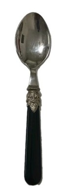 Eme Flatware Napoleon Spoon Stainless Steel Black Italy One Spoon Replacement