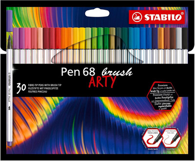 STABILO - Premium-Filzstift Mit Pinselspitze Für Variable Strichstärken - Pen 68