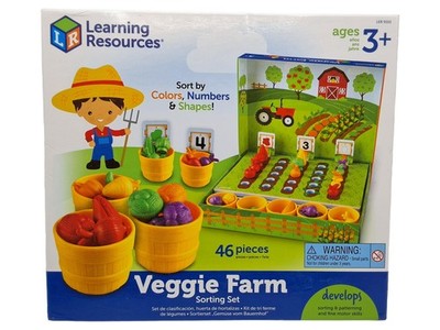 Learning Resources Veggie Farm Sorting Set Lernspiel Gemüse Farben ab 36 Monate