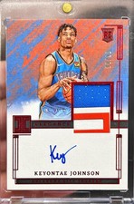 2023-24 Impeccable Keyontae Johnson RPA Rookie Patch Auto Red /88 RC