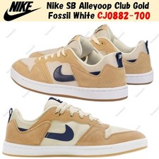 NIKE SB ALLEYOOP CLUB GOLD-MIDNIGHT NAVY BLUE-FOSSIL SZ 9 [CJ0882-700] size 9 NIB Nike SB Alleyoop Men main image 2