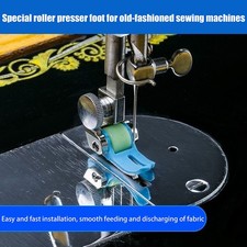 Plastic Roller Presser Foot Straight Stitch For Old Pedal Sewing Machine Feet