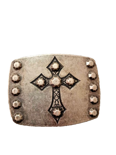 Pewter "Iron Cross" Belt Buckle Solid Quality/Heavy