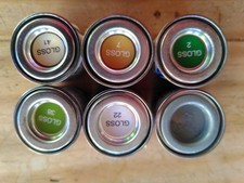 Modellbau Farben Humbrol 6 Stück gemischt