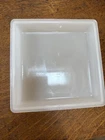 Marvin Electric 7” Square Milk Glass Progress Recessed Light Shade Diffuser Vtg