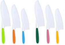 Knives for Kids, 6-Piece Kitchen Cooking and Baking Knife Set, Children's Knives