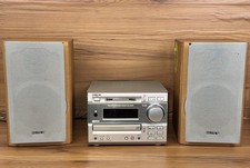 Sony DHC-MD373 Vintage RDS Mini HiFi System Original Speakers MD CD FM/AM Radio