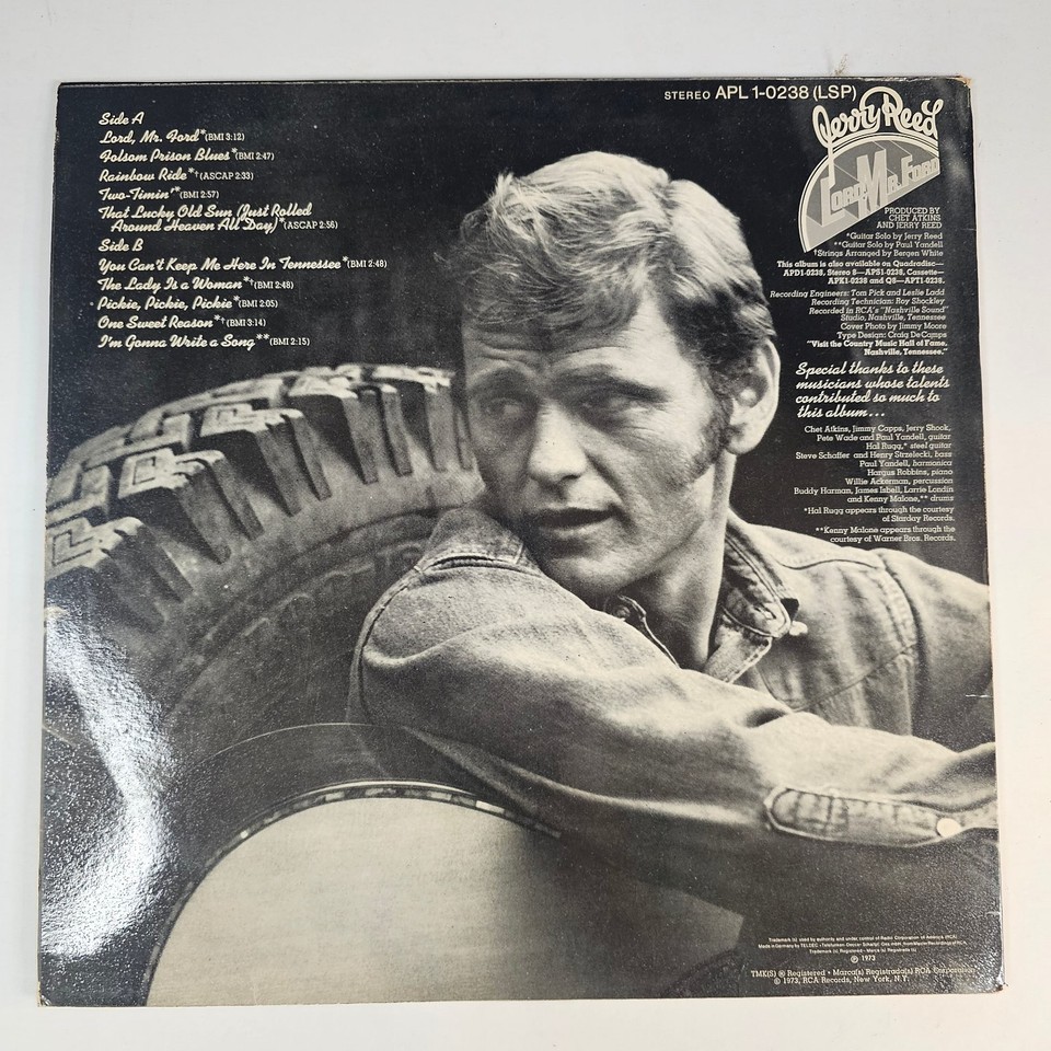 Jerry Reed - Lord Mr. Ford LP Record 1973 RCA Country Stereo 33 RPM | eBay