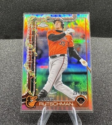 Adley Rutschman 2025 Topps Holiday Chrome Refractor /499