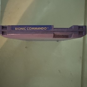 Bionic Commando Nintendo NES Cartridge Tested 1988