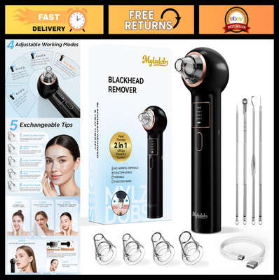 3-in-1 Blackhead Remover Vacuum Cleaner with 3 Suction Modes for Pore Cleansing