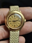 Timex Gold Tone Ladies Vintage 1970s Watch Mechanical Handwind Retro Watch...