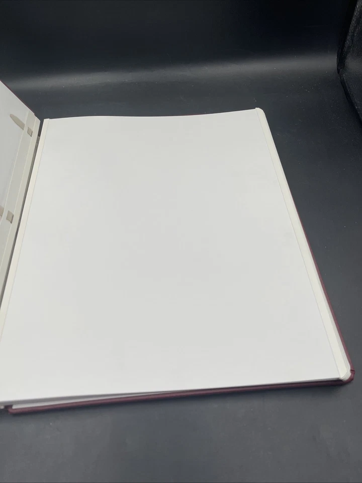 Creative Memories 12 X 15 Album w/ Pages Burgundy Red Gold Mahogany - Image 4 of 4