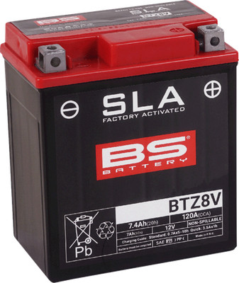 BS Battery BTZ8V AGM Maintenance Free 2017-2020 Honda CB300F CB300R