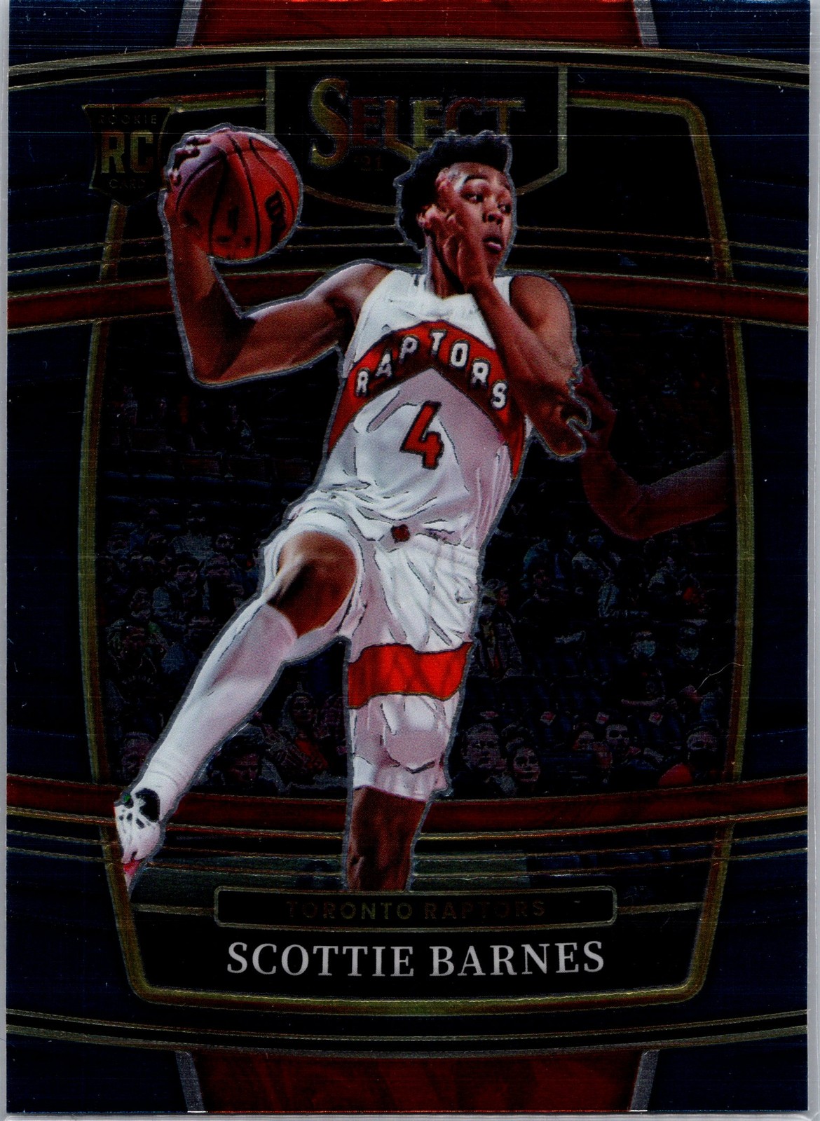 2021-22 Panini Select #74 Scottie Barnes Blue (Retail Base)